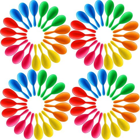 Vinsot 66 Packs Mini Maracas for Kids, Mexican Party Shakers, 6 Colors in Kuwait