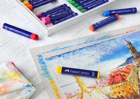 Faber-Castel FC127024 Creative Studio Oil Pastel Crayons (24 Pack), Assorted in Kuwait