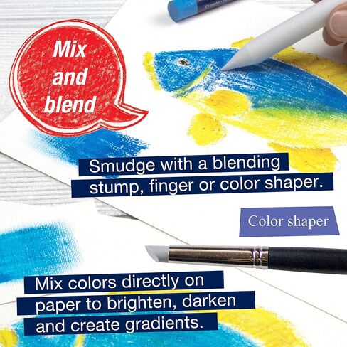 Faber-Castel FC127024 Creative Studio Oil Pastel Crayons (24 Pack), Assorted in Kuwait