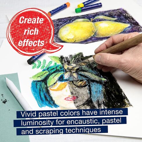 Faber-Castel FC127024 Creative Studio Oil Pastel Crayons (24 Pack), Assorted in Kuwait