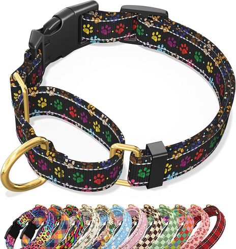 Martingale Dog Collar for Small Dogs, Reflective Puppy Collars, Mandala in Kuwait