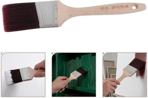 Wood Handle Angle Paint Brush for Home Improvement and Décor Projects in Kuwait