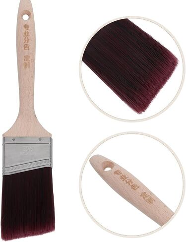 Small Angled Paint Brush Set with Wood Handle for Crisp Lines in Saudi Arabia
