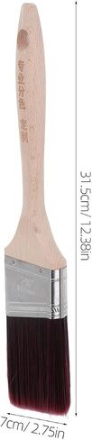 Wood Handle Flat Angle Paint Brush for Precise Edging and Coverage in Kuwait