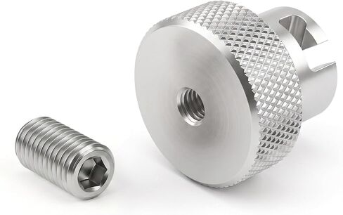 Knob for Bottle Jack Valve Release Screw On Harbor Freight Hydraulic Press Made of 6061 Aluminum (3/8") in Kuwait