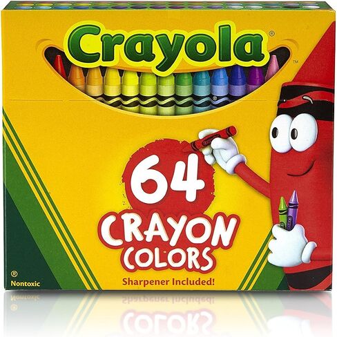 Crayola 6 Pack 64 Ct Crayons (52-0064), Assorted in Kuwait