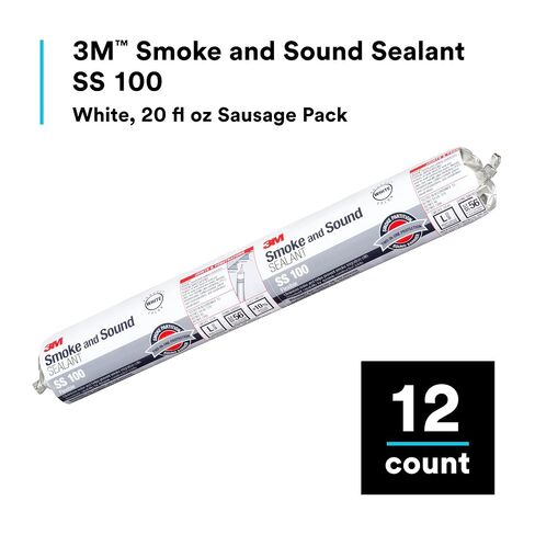 3M TALC Smoke and Sound Sealant SS 100, White, 20 fl oz Sausage Pack in Kuwait