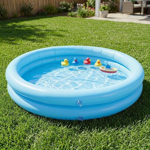 ibasenice Inflatable Paddling Pool, Small Wading & Fishing Pool for Age 3+ in Kuwait