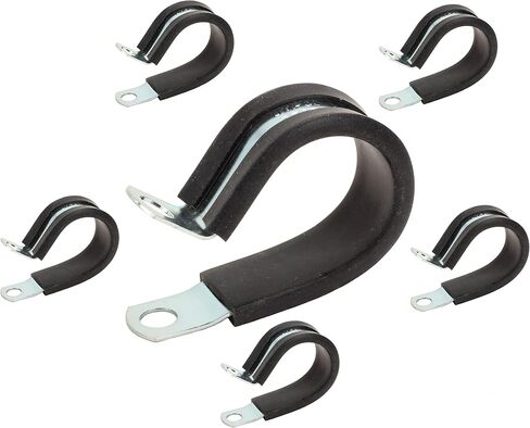 Fastronix 3/4" Cable Clamps Rubber Cushioned Steel 8 Pack in Kuwait