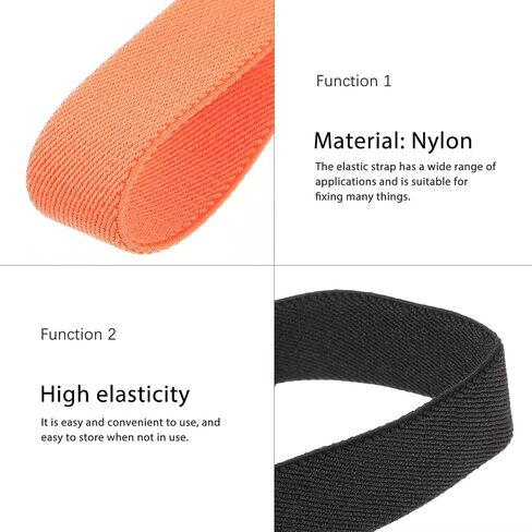 DOITOOL Bento Box Strap Replacement 4 pack Elastic Food Box Fixing Bands Lunch Sealing Straps for Office Classroom Picnic Camping 5.90 X 0.98 in in Saudi Arabia