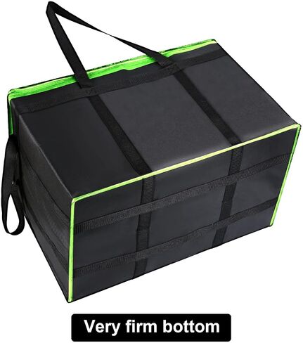 musbus Pizza Bag for Delivery Bag Pizza Carrier Insulated Bags Large for Deliveries, 20x20 inch inches 20 in Food Bag for Personal and Professional Use 18 Black in Saudi Arabia