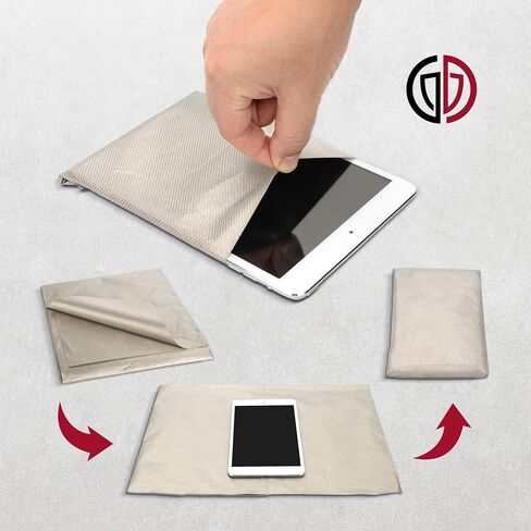 ATMOSURE Faraday Fabric + Faraday Tape — 5G & EMP Shield for Home — DIY Military Grade Faraday Cage for EMP Protection & EMF Protection — RFID Blocking Fabric EMF Shield WiFi Jammer in Kuwait