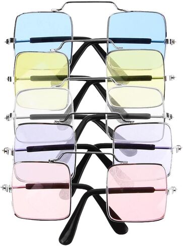 5pcs Funny PET Glasses Spoof Photo Prop for Cats Puppies Reusable in Kuwait