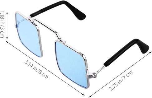5pcs Funny PET Glasses Spoof Photo Prop for Cats Puppies Reusable in Kuwait