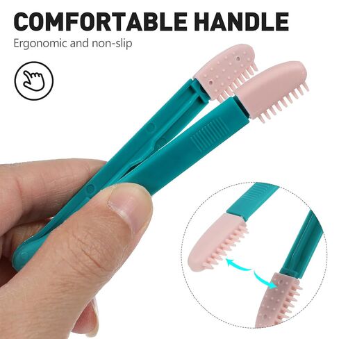 2pcs Cat Eye Comb Kitten Cleaning Brush for Precise in Kuwait