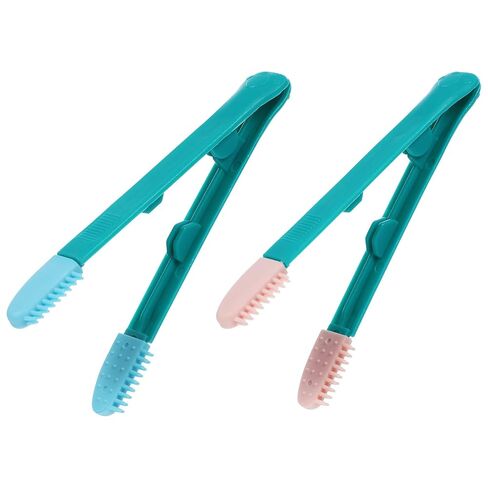 2pcs Kitten Eye Cleaning Brush for Tear Stains and Loose Hair, Blue PP in Saudi Arabia