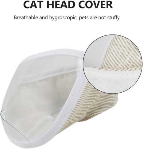 Cat Eye Cover Breathable Polyester Muzzle for Long-haired Cats in Saudi Arabia
