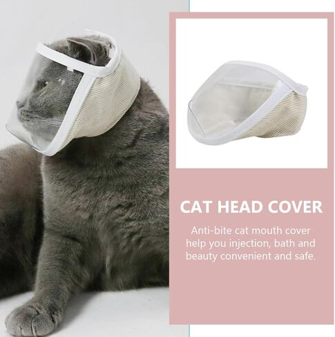 Cat Eye Cover Breathable Polyester Muzzle for Long-haired Cats in Saudi Arabia