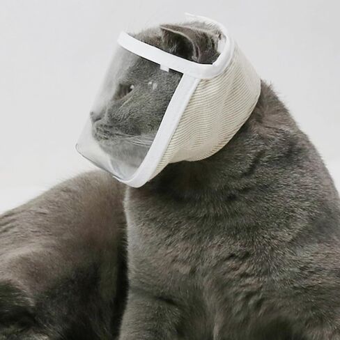Cat Eye Cover Breathable Polyester Muzzle for Long-haired Cats in Saudi Arabia