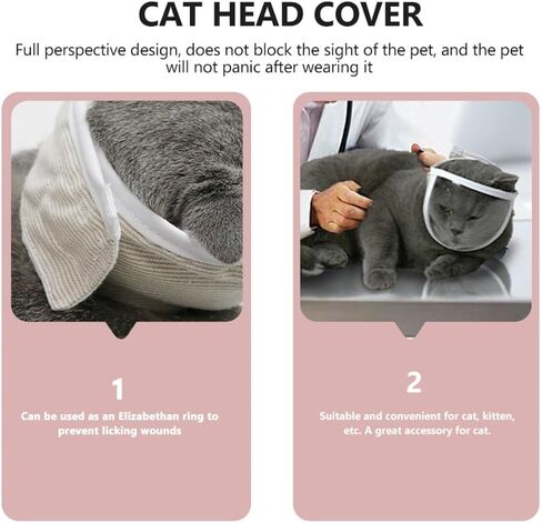 Cat Eye Cover Breathable Polyester Muzzle for Long-haired Cats in Saudi Arabia