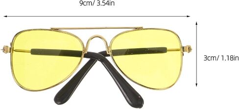 4pcs Frame Sunglasses for Kittens Small Animals Photo Accessories in Kuwait