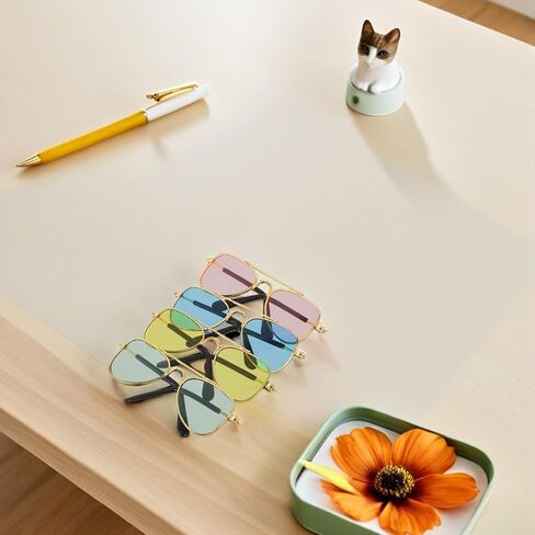 4pcs Frame Sunglasses for Kittens Small Animals Photo Accessories in Kuwait