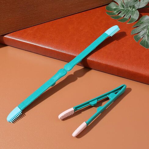 2pcs Cat Eye Cleaning Brush, Blue PP Portable Tool in Kuwait