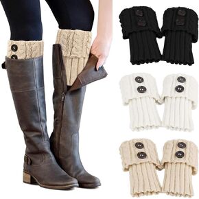 PHOGARY 3 Pairs Winter Warm Boot Cuffs for Women, Crochet Knitted Boot Socks for Girls Short Leg Warmers Boot Topper Socks Leg Cuffs Boot Warmers Gift (Black+ Beige+White) in Saudi Arabia
