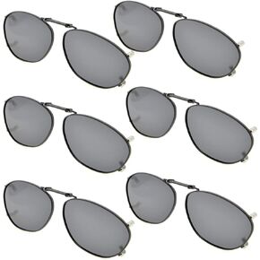 Eyekepper 6-pack Clip on Sunglasses Polarized Lenses