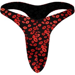 Men G-Strings Thongs Exotic Stretch Sexy Underwear Valentine's Day Gift for Him Men Bikini Briefs Bulge Pouch Pants