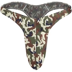 Men G-Strings Thongs Exotic Stretch Sexy Underwear Valentine's Day Gift for Him Men Bikini Briefs Bulge Pouch Pants in Kuwait