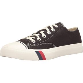 PRO-Keds Men's Royal Lo Classic Canvas Sneaker, Black, 10