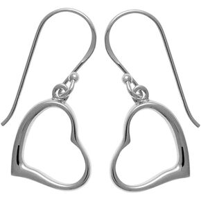 Boma Jewelry Sterling Silver Heart Earrings