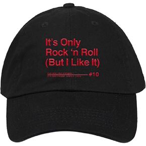 Rolling Stones The Baseball Cap Iornr Band Logo New Official Black Size One Size, Black, One size
