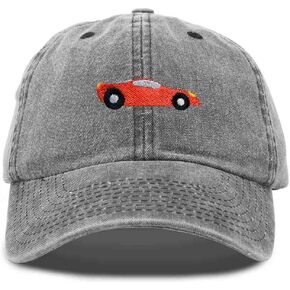 DALIX Race Car Hats Dad Hat Baseball Cap Embroidered Custom Cotton Caps