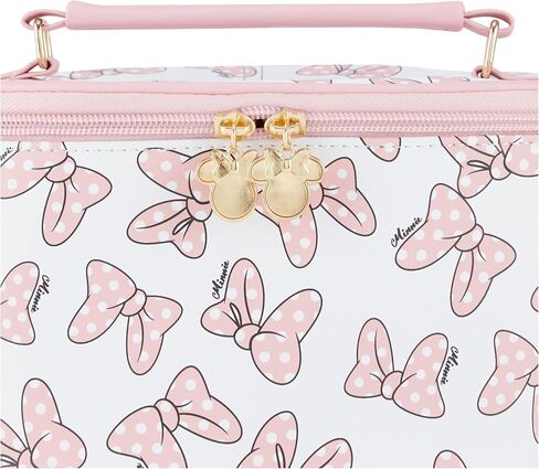 Minnie Mouse Travel Cosmetic Case - Girls, Boys, Teens, Adults - Officially Licensed Minnie Mouse Travel Cosmetic Case Set in Saudi Arabia