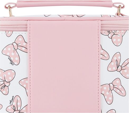 Minnie Mouse Travel Cosmetic Case - Girls, Boys, Teens, Adults - Officially Licensed Minnie Mouse Travel Cosmetic Case Set in Saudi Arabia