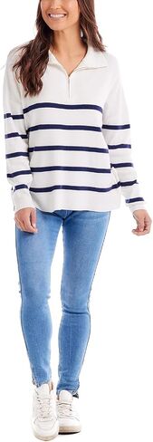 Mud Pie Women's Carlisle Stripe Pullover in Saudi Arabia