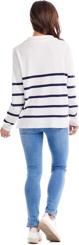 Mud Pie Women's Carlisle Stripe Pullover in Saudi Arabia