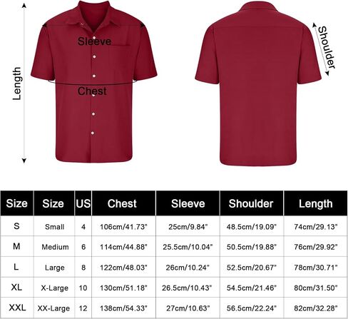 Nuofengkudu Men's Casual Button-Down Shirts Short Sleeve Wrinkle Free Shirts Summer Beach Shirts with Pocket in Saudi Arabia