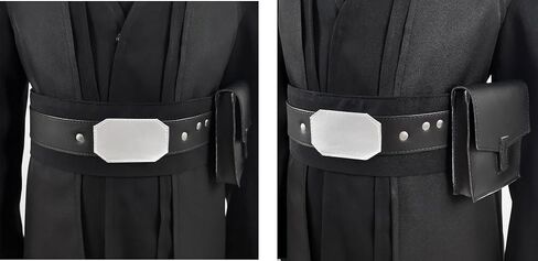 Paroiluse Luke Costume Skywalker Cosplay Jedi Cloak Luke Skywalker Black Robe Halloween Uniform for Adult and Kids in Saudi Arabia