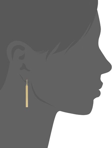 KoolJewelry أقراط من الذهب الأصفر والأبيض أو الوردي عيار 14 قيراط مقطوعة بالألماس أو عالية اللمعان (طولها 2 بوصة) in Saudi Arabia