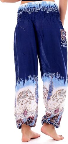 One Tribe Apparel Elephant Pants for Women (Authentic Thai Prints) in Saudi Arabia