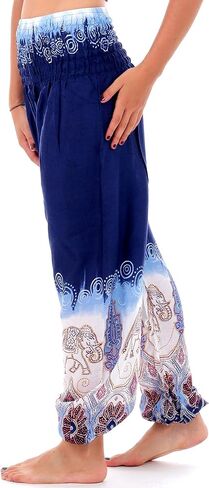 One Tribe Apparel Elephant Pants for Women (Authentic Thai Prints) in Saudi Arabia