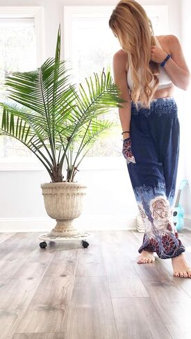 One Tribe Apparel Elephant Pants for Women (Authentic Thai Prints) in Saudi Arabia