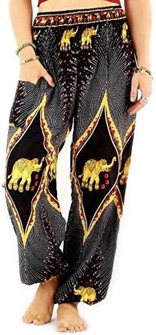 One Tribe Apparel Elephant Pants for Women (Authentic Thai Prints) in Saudi Arabia