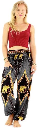 One Tribe Apparel Elephant Pants for Women (Authentic Thai Prints) in Saudi Arabia