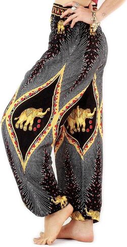 One Tribe Apparel Elephant Pants for Women (Authentic Thai Prints) in Saudi Arabia