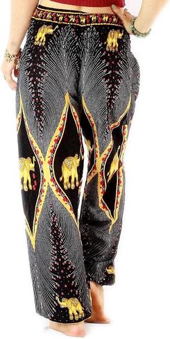 One Tribe Apparel Elephant Pants for Women (Authentic Thai Prints) in Saudi Arabia