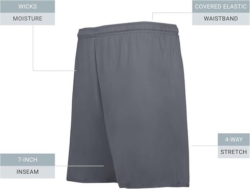 Augusta Sportswear Men's High Five Play90 Powered by Coolcore Soccer Shorts in Saudi Arabia